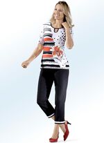 Broek met sportieve chic ZWART