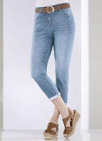Jeans met push-up effect LICHTBLAUW