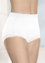 brio lingerie vijf-pack slips met subtiele glanzende afwerkingen 