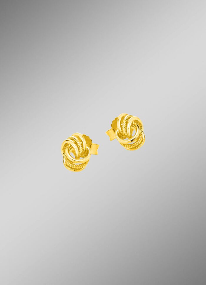 Klassieke knoop oorbellen 