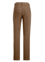 Broek met sportieve chic COGNAC