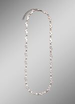 Titanium ketting met synthetische zirkonia 