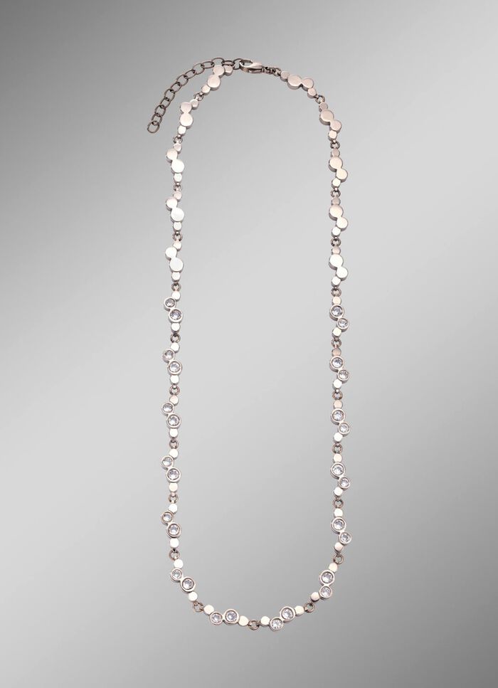 Titanium ketting met synthetische zirkonia 