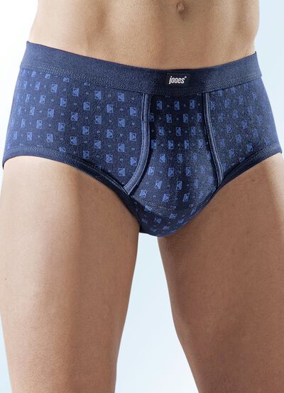 Set van vier slips, met all-over dessin 