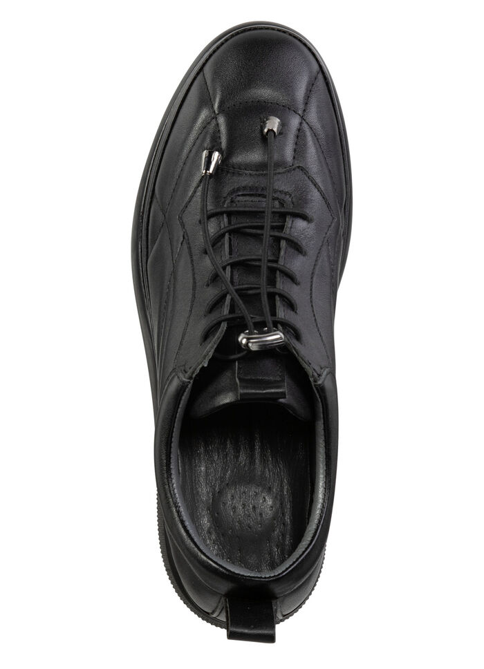 Gemini sneakers met decoratieve stiksels SCHWARZ