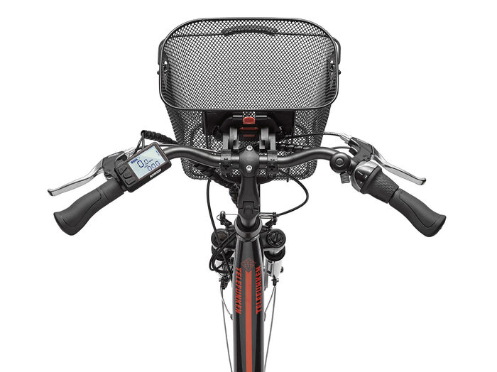 Stads-e-bike met comfortfuncties van Telefunken ANTHRAZIT