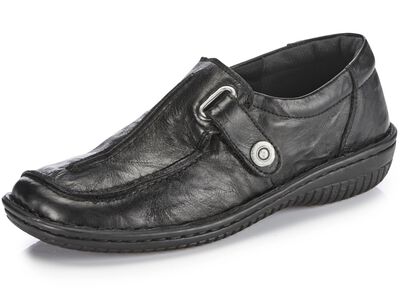 ELENA EDEN, comfortabele damespantoffels, breedte G, met uitneembaar voetbed 