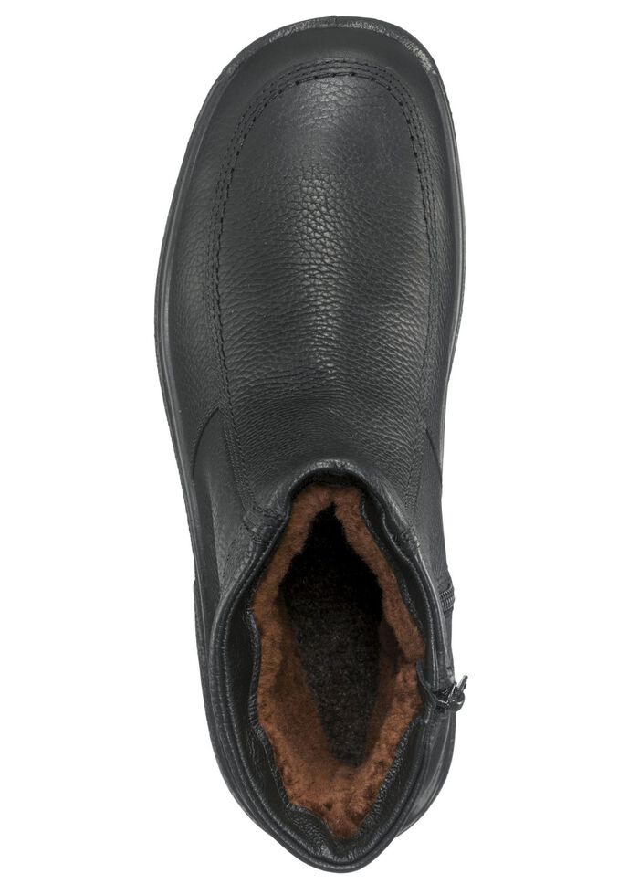 Laarzen met echte lamsvachtvoering ZWART