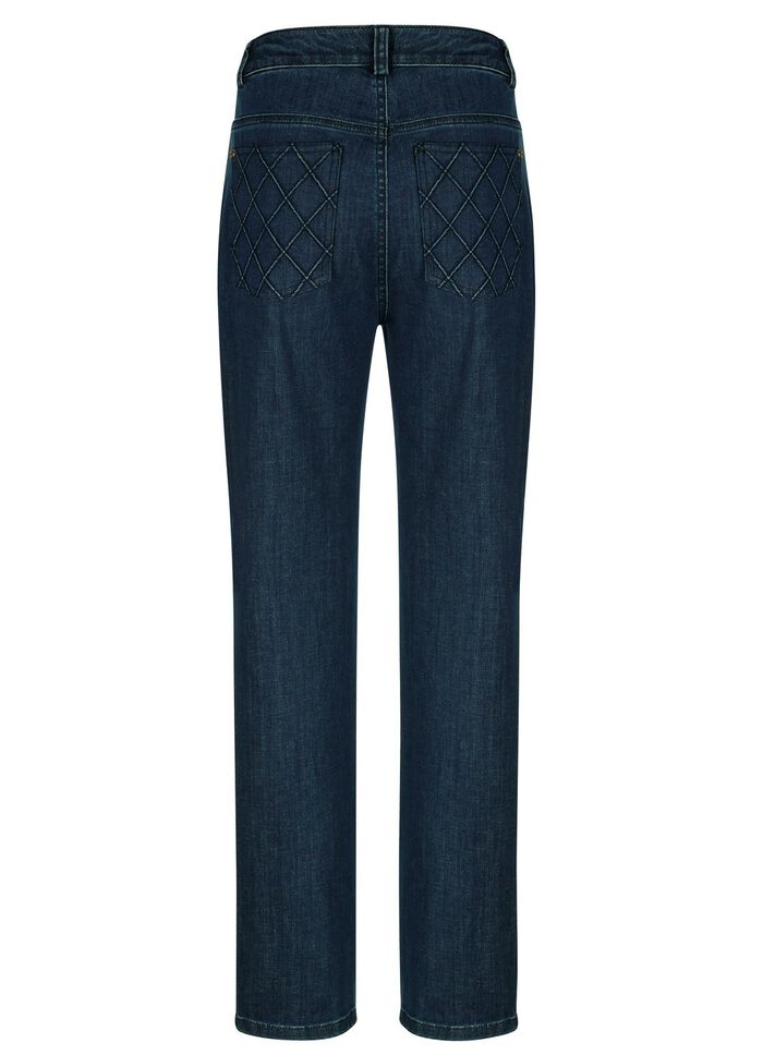 Enkellange jeans in 5-pocketmodel 