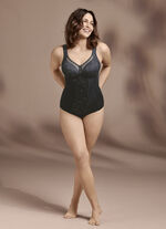 Anita broekkorset met transparante tule inzetstukken SCHWARZ