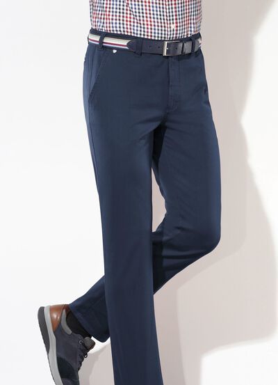 Broek "Br&uuml;hl" met riem in 3 kleuren 