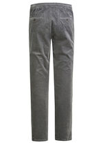 Corduroy broek met elastische tailleband in 3 kleuren GRAU
