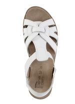 ELENA EDEN sandaal met praktische elastische bandages WIT