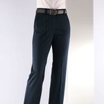 Broek met elastische inzetstukken aan de achterkant 