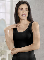 Con-ta two-pack shirts met geribbelde textuur SCHWARZ