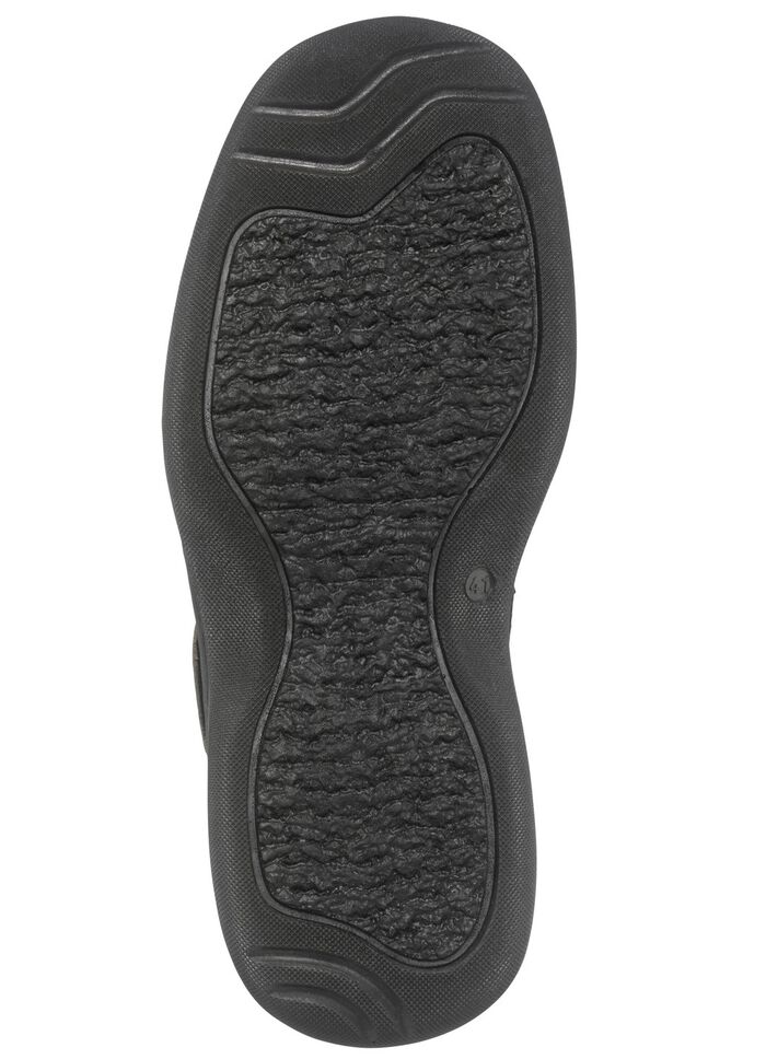 GINO GALANTE, gevoerde herenlaarzen, winterschoenen, breedte K, met uitneembaar voetbed ZWART-GRIJS