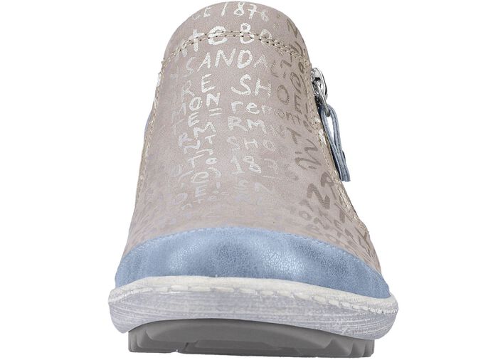 Remonte pantoffels met uitneembare binnenzool BLAUW ZILVERGRIJS