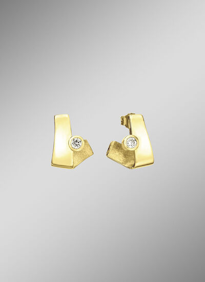 Delicate schittering &ndash; oorbellen van kostbaar goud 