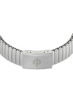 Master Time radiogestuurd dameshorloge met roestvrijstalen trekkoord 