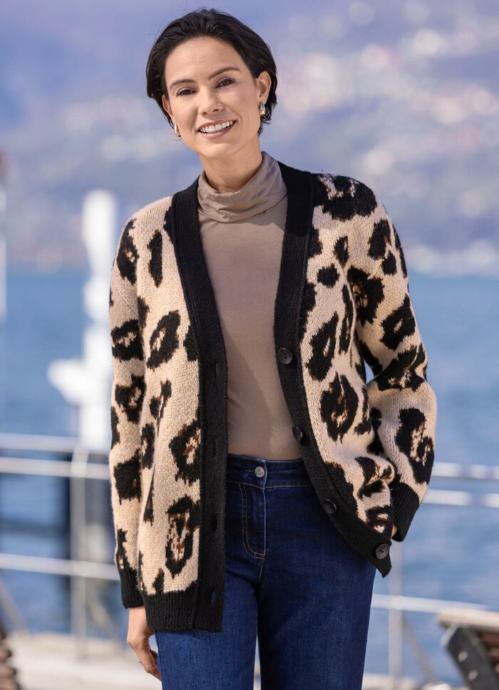 Cardigan met een pluizig gevoel 