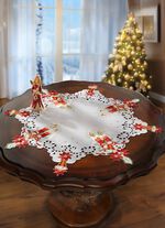 Ster tafelkleed met filigraan borduurwerk 