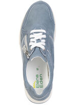 ELENA EDEN, comfortabele damessneakers, breedte H, met uitneembaar voetbed JEANS-SILBER