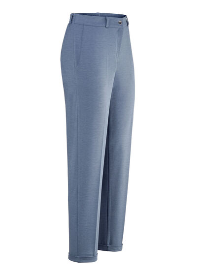 Broek met elastische tailleband aan de achterkant 