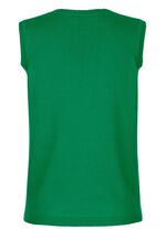 Gebreide top van puur katoen GROEN