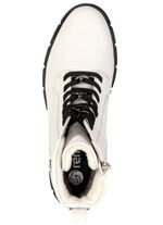 Remonte, chique dames enkellaarsjes, winterschoenen, breedte G, met rits NATURWEISS