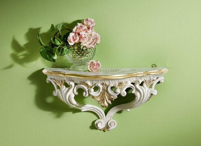 Wandconsole in barokstijl 