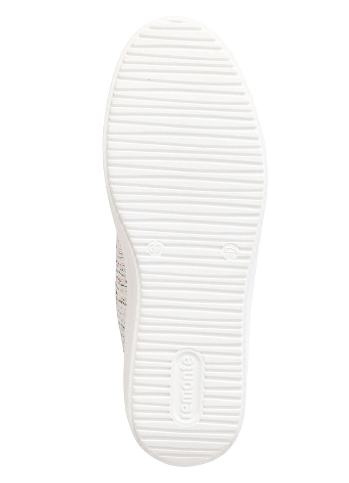 Remonte sneakers gemaakt van effectief gestructureerd textielmateriaal WEISS-MULTICOLOR