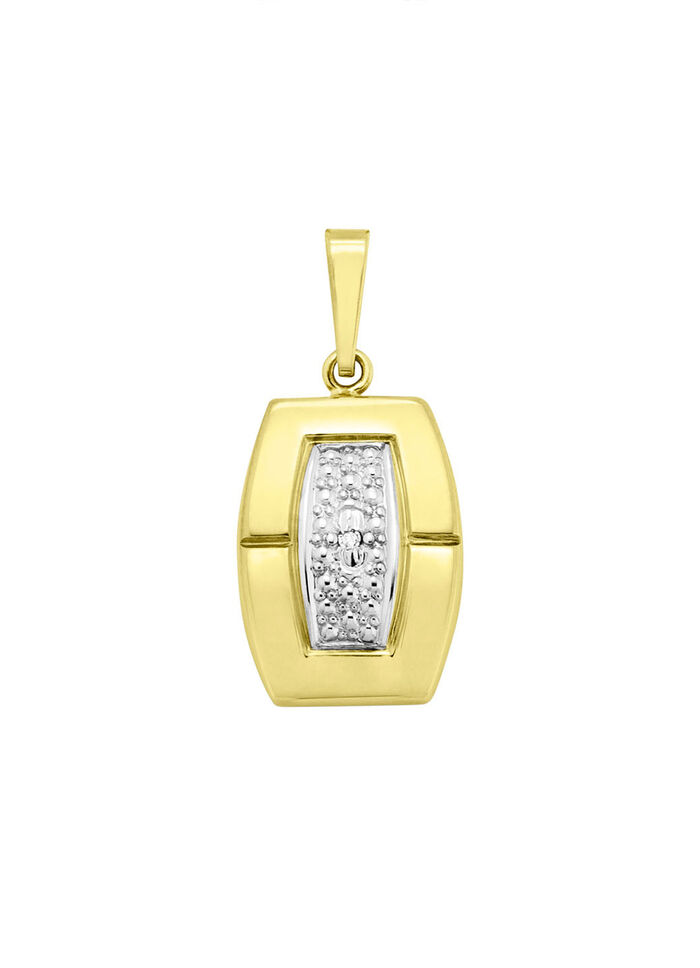 Moderne hanger met diamant 