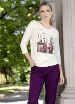 Shirt met motiefprint 