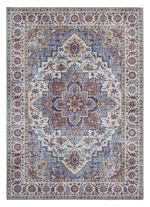 Onderhoudsvriendelijke, geweven tapijten en vloerkleden BLAUW