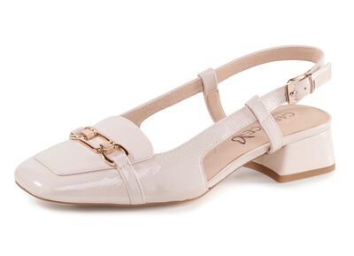 Caprice slingback pumps met metalen sieraden 