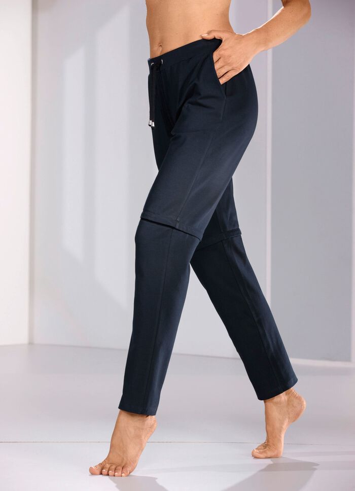 Slaap- en vrijetijdsbroek met afritsbare broekspijpen 