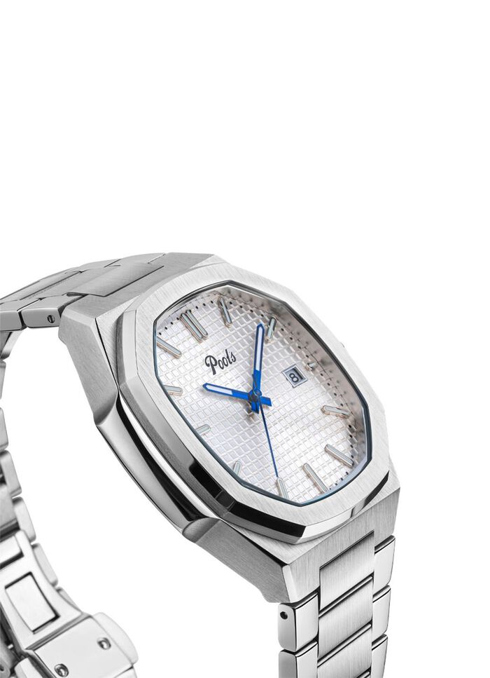 Quartz herenhorloge van roestvrij staal 