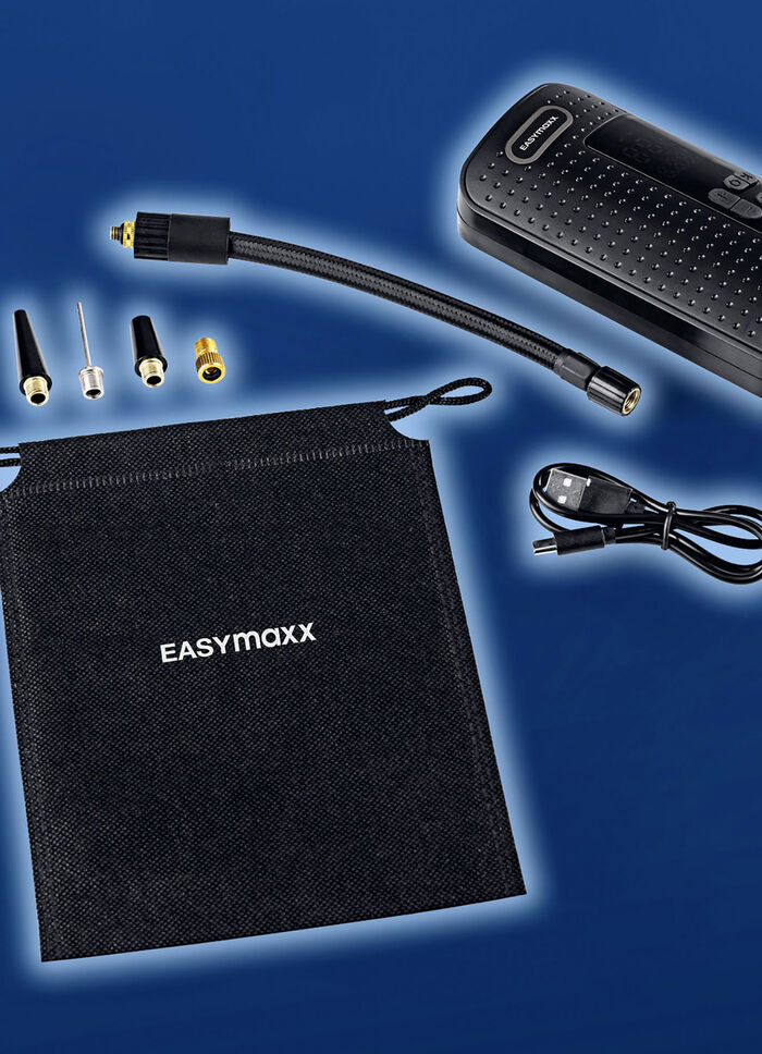 EASYmaxx draadloze handcompressor met ledverlichting 