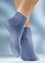 Set van zes sokken in verschillende kleuren 3x JEANS, 3X BEIGE