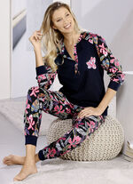 Twee-pack pyjama's met raglanmouwen en manchetten 