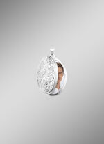 Elegante medaillon van zilver 925/- fijn 