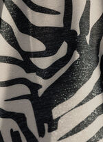 Shirt met zilverkleurig effectgaren 