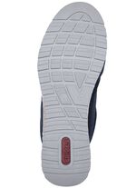 Rieker pantoffels gemaakt van zacht nubuck en textielmateriaal DONKERBLAUW