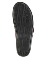 Laurina, duopack, klassieke damespantoffels, breedte G, gemaakt van meshmateriaal 1X BORDEAUX, 1X SCHWARZ