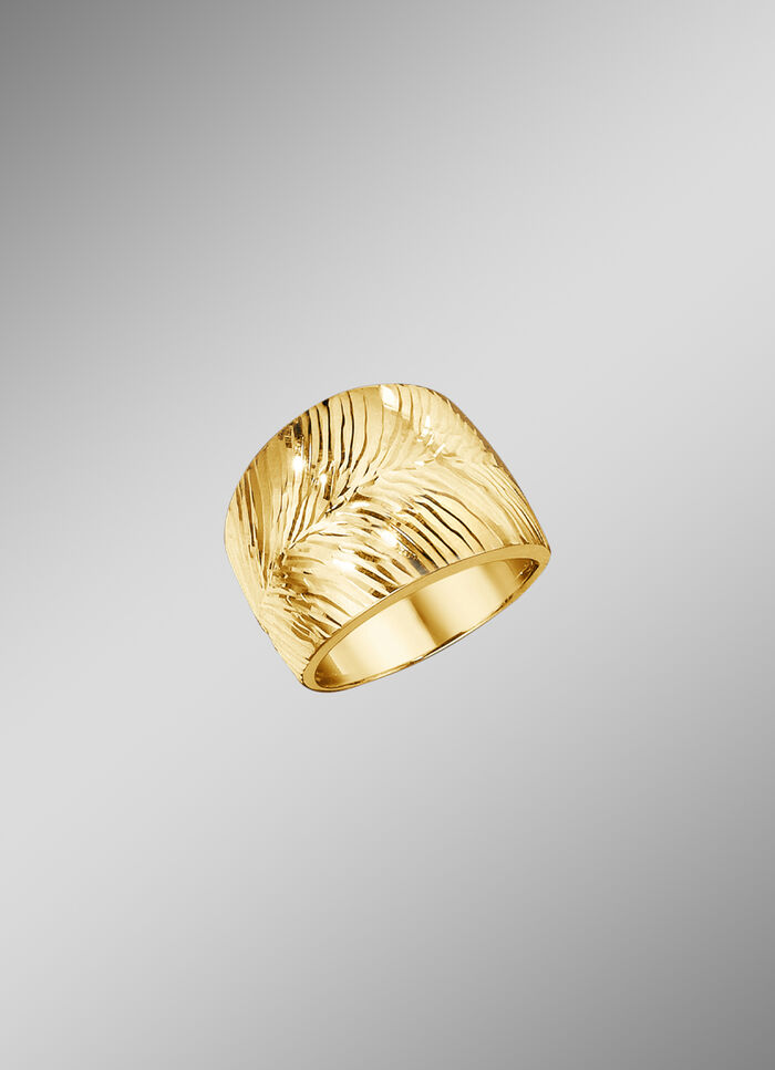 Damesring met diamantcoating 