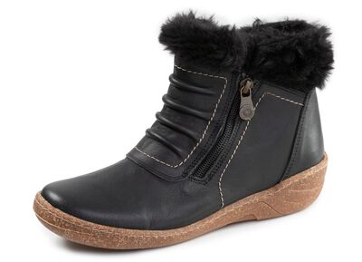 ELENA EDEN, gevoerde dameslaarzen, winterschoenen, breedte G, met uitneembaar voetbed 