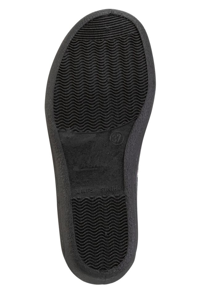 Comfortabele damespantoffels, breedte H, gemaakt van mesh-materiaal met bloemenprint 