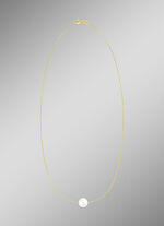 Filigraan ankerketting met gekweekte zoetwaterparels 