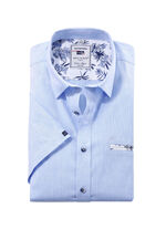 Shirt van "Milano Italy" in 2 kleuren BLEU MELIERT