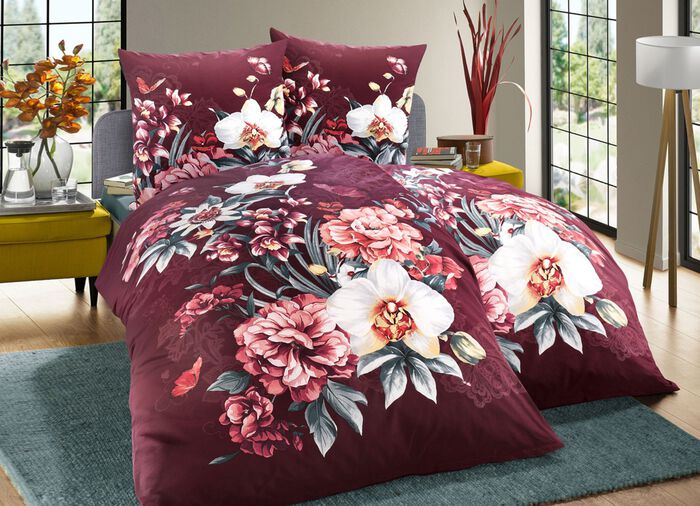 Kaeppel beddengoedset met ritssluiting BORDEAUX